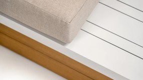DATHO OUTDOOR Hoek Loungeset - Ibiza - Aluminium - Wit Beige - Datho Outdoor