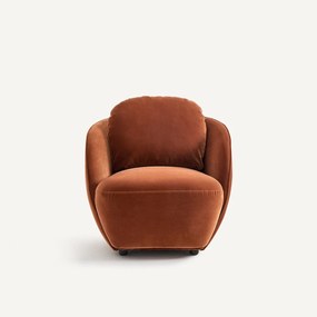 Fauteuil in fluweel, Alpine