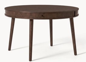 Ronde eettafel Calary met opbergruimte, in verschillende formaten
