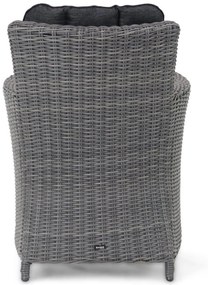 Tuinset 6 personen 240 cm Wicker Zwart Garden Collections Venerdi/Brighton