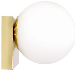 Wandlamp Wandlamp Glazen Bol Goud APP1009-1W