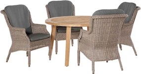 4 Seasons outdoor Del mar dining set       weerbestendig