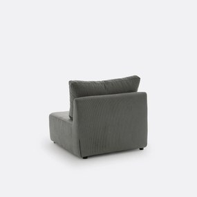 Modulaire bank geribd van fluweel, Monica