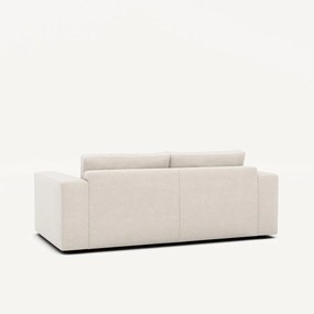 Compacte 3-zitsbank in gevlekt canvas, SKANDER