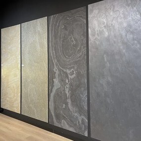 Natuursteen Wandpaneel Carbon Black 260x122x0,2cm | Paneli Natuursteen Wandpanelen