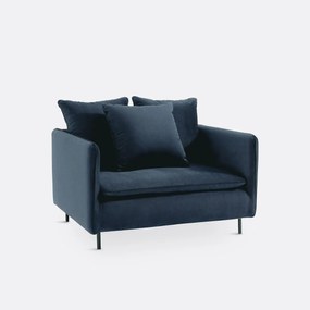 XL fauteuil in fluweel, Ivete