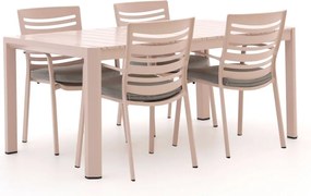 Diningset Hartman  | 4 personen | Tuinset kunststof | 5-delig | Kees Smit Tuinmeubelen