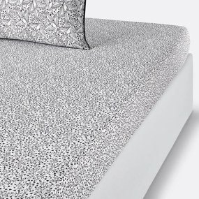 Hoeslaken in gewassen katoen, Leafbird