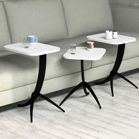 Set van 3 bijzettafels Pion | Hannah Home