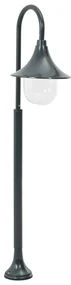 vidaXL Paalverlichting tuin E27 120 cm aluminium donkergroen