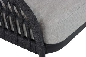 Hoek loungeset 5 personen Aluminium/rope Grijs  Coco Puerto/Montana