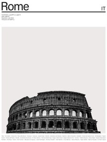 Ilustratie City Rome 1, Finlay & Noa, (30 x 40 cm)