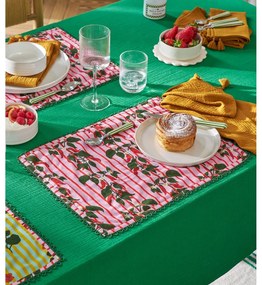 Set van 2 placemats in voilekatoen, Chili