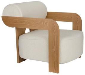 Zuiver Oolong Eiken Fauteuil Modern Design Beige
