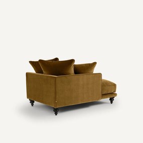 Longchair van fluweel, Lazare