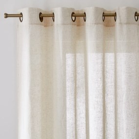 Lussengordijn in polyester en linnen Aron
