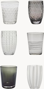 Handgemaakte tumblers Melting Pot, 6-delig