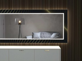 LED spiegel met decor D6