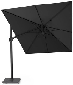 Zweefparasol  3.5x2.6m T2 premium matt black frame (excl voet) Transparant Platinum Challenger