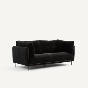 2-zits bank, chenille fluweel, Botero