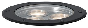 Buitenlamp Moderne grondspot zwart 3-lichts IP65 - Tribus Modern GU10 IP65 Buitenverlichting