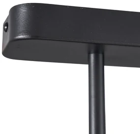 Afgerond plafondSpot / Opbouwspot / Plafondspot zwart GU10 35mm 3-lichts draai- en kantelbaar - Kate Modern GU10 Binnenverlichting Lamp