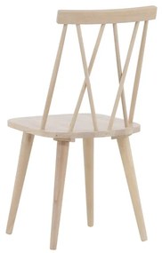 Jörn Eetkamerstoel - Lena - Taupe - Rubberhout - Jörn