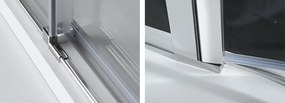 Polysan Zoom Line pendeldeur 90cm chroom