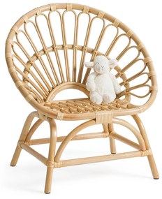 Fauteuil in rotan, voor kinderen, Albin