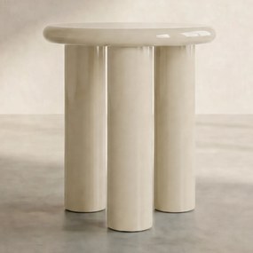 Ronde Salontafel Small Beige - 45 X 45cm.
