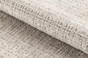 IRIS Beige (stof Juto 4) / zwart onderstel – MODERNE GESTOFFEERDE STOEL VOOR WOONKAMER/EETKAMER BOHO