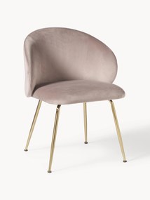 Fluwelen stoelen Luisa, 2-delig