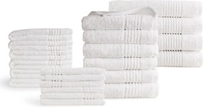 Handdoeken 22 delig set – Supreme Collectie – wit