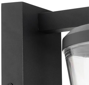 Moderne buiten wandlamp zwart IP44 - Joren