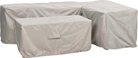 Garden Impressions Lounge dining beschermhoes R 270x210xH85/90 en 165x95xH70 taupe