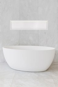 Hotbath &More inbouwnis met verlichting 30x120x10cm wit mat