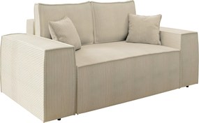 Slaapbank Clovis 107, Aantal zitplaatsen: 2, Aanwezig, 94x188x104cm, 79 kg, Poten: Kunststof, Hout: Grenen