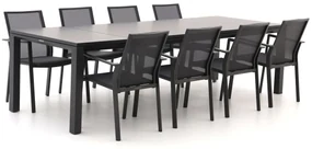Bernstein Amberg/Mannheim 220cm dining tuinset 9-delig stapelbaar/uitschuifbaar