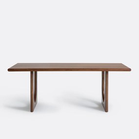 Eettafel, walnootfineer, 6 tot 8 couverts, DOUVE