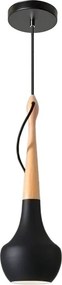 APP936-1CP Zwarte plafondlamp