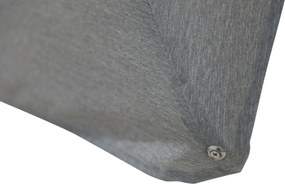 Zweefparasol  2.6x3.5m Concrete (excl. voet) Grijs-antraciet Camello Luna