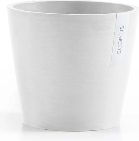 Ecopots bloempot Amsterdam 20 - Rond - Pure White - Diameter 20 x H17,1 cm