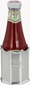 Flessenhouder met ketchup