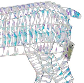 Kerst vloerlamp regenboog hert 60cm incl. LED - Niji