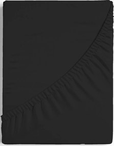 Hoeslaken Topper Luxor – Egyptisch katoen – 90×200 – zwart