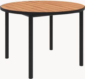 Ronde tuintafel Kirra met teakhouten tafelblad, Ø 110 cm