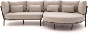 Chaise longue loungeset SUNS | 4 personen | Loungeset Beige | Aluminium | Kees Smit Tuinmeubelen