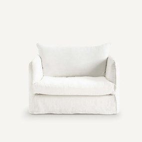 Fauteuil XL gekreukt linnen, Neo Chiquito