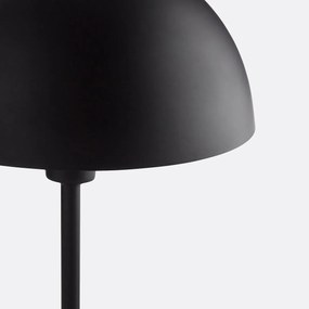 Paddestoel tafellamp, verchroomd ijzer, Capi