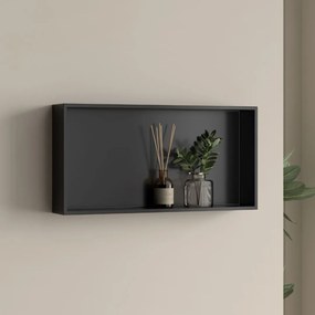 Best Design Bandy nero opbouwnis 60x30x8cm mat zwart